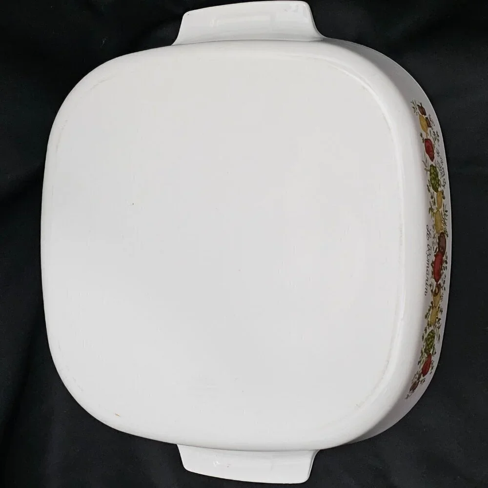 Corning Ware Spice of Life Large Covered Casserole Le Romarin Dish Numbered Rare